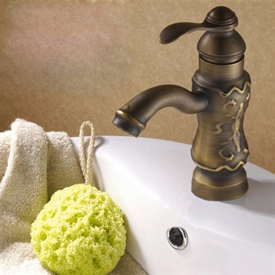 Antique Brass Bathroom Faucet